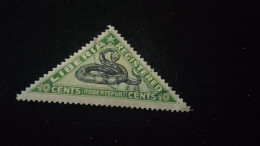 LİBERYA--1921-  10  C.      DAMGALI - Liberia