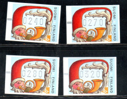 SUOMI FINLAND FINLANDIA FINLANDE 1997Mi ATM 31 CHRISTMAS NATALE NOEL WEIHNACHTEN NAVIDAD COMPLETE SET SERIE COMPLETA MNH - Ongebruikt