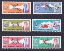 TOGO N°  556 à 559, A86 & 87 ** MNH Neufs Sans Charnière, TB (D7764) Jeux Olympiques - 1967 - Togo (1960-...)