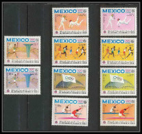 132 - Yemen Royaume MNH ** Mi N° 493 / 502 A Jeux Olympiques (summer Olympic Games) MEXICO 68 Fencing Canoe Escrime - Yemen