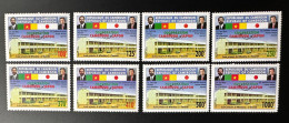 Cameroun Cameroon Kamerun 2005 Mi. 1249 - 1256 Coopération Japon Ecole School Schule Japan With/without Year - Camerun (1960-...)