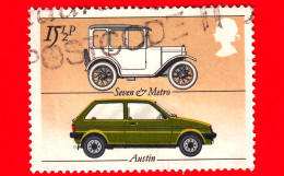 INGHILTERRA - GB - GRAN BRETAGNA - Usato - 1982 - Auto Britanniche - Austin 'Seven' And 'Metro' - 15 ½ - Used Stamps