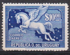 1943 URUGUAY New Without Gum - Air Mail Yvert A98 10p - Pegaso Pegasus Horse - Uruguay