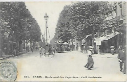 CPA Paris Boulevard Des Capucines Café Américain - Arrondissement: 02