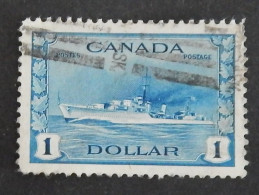 CANADA YT 218 OBLITÉRÉ "DESTROYER IROQUOIS" ANNÉES 1943/1948 - Used Stamps