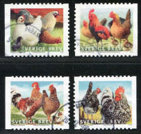 Réf 77 < SUEDE < Yvert N° 2851 à 2853 Ø < Année 2012 Used SWEDEN < Paques > Poules Et Coq Poule - Easter - Usados