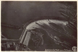 Ukraine - Dnieper Hydroelectric Station After Completion 30 August 1932 - REAL PHOTO Publ. SovFoto - Ukraine