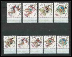 221 - Umm Al Qiwain MNH ** Mi N° 323 / 331 A Overprint Gold Jeux Olympiques Olympic Games MEXICO 68 Basket Javelin - Zomer 1968: Mexico-City