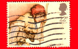 INGHILTERRA - GB - GRAN BRETAGNA - Usato - 1984 - Natale - Christmas - Pastore - Shepherd And Lamb - 22 - Used Stamps