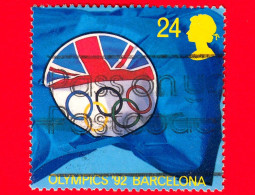 INGHILTERRA - GB - GRAN BRETAGNA - Usato -1992 - Giochi Paralimpici - Barcelona '92 - Logo - 24 - Gebruikt