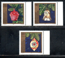 LIECHTENSTEIN 1997 CHRISTMAS NATALE NOEL WEIHNACHTEN NAVIDAD COMPLETE SET SERIE COMPLETA MNH - Unused Stamps