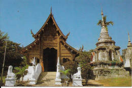 Asie > Thaïlande Wat Prasingh's Ancient Preaching Hall Chieng Mai - Tailandia