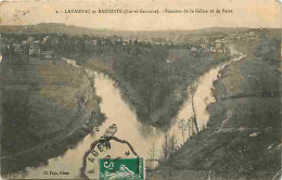 47 - Lavardac Et Barbaste - Réunion De La Gélise Et De Baïse - Oblitération Ronde De 1913 - Etat Pli Visible - CPA - Voi - Lavardac