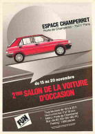 Automobiles - Autres - 2e Salon De La Voiture D'occasion - Espace Champerret - Carte Publicitaire - Carte Neuve - CPM -  - Sonstige & Ohne Zuordnung