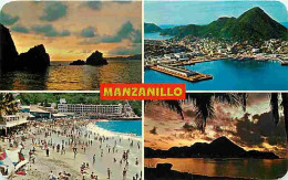 Mexique - Cuatro Vistas Del Bello Puerto De Manzanillo - Carte Vierge - CPM - Voir Scans Recto-Verso - Mexique