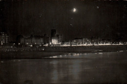 Blankenberge At Night Den Dijk Bij Avond Posted To Uruguay Slogan Cancel Postmark About Turism Beaches Bath Water - Blankenberge