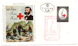 Österreich 1963 MiNr.: 1135 100 Jahre Rotes Kreuz Ersttag; Austria FDC Scott: 710 YT: 973 Sg: 1400 - FDC