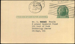 Postal Stationary - From Chicago, Illinois - 1941-60