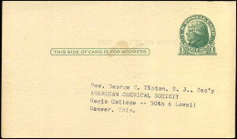 Postal Stationary - "American Chemical Society" - 1941-60