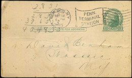 Postal Stationary - From New York, N.Y. - 1901-20