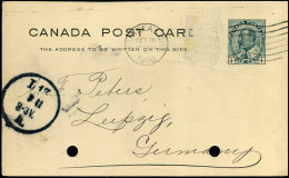 Post Card  -- To Leizpzig, Germany -- 1908 - 1903-1954 Reyes