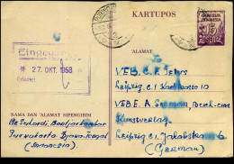 Post Card  -- To Leizpzig, Germany - Indonesia