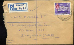 Registered Cover Singapore - Singapore (1959-...)