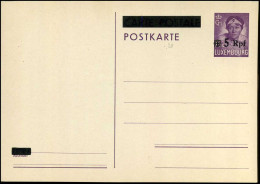Luxembourg - Post Card - 5 Rpf On 75 C - Entiers Postaux
