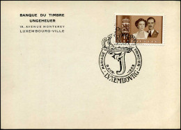 Luxembourg - Souvenir - "Banque Du Timbre Ungeheuer, Luxembourg" - Lettres & Documents
