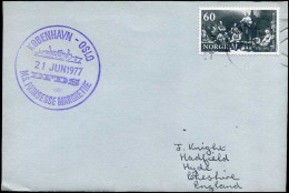 Norway - Cover To Hyde, England - "M.S. Prinsesse Margrethe, DFDS" - Covers & Documents