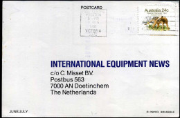 Card -- "International Equipment News, Doetinchem, Netherlands" - Covers & Documents