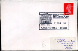 Cover - " Philessex '69, Shire Hall, Chelmsford, Essex" - Cartas & Documentos
