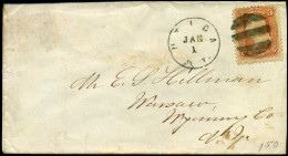 Cover From Utica, New York - Lettres & Documents