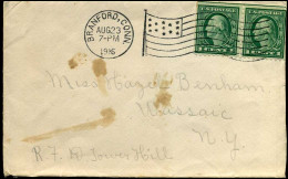 Cover From Branford, Connecticut To Wassaic, New York - Briefe U. Dokumente
