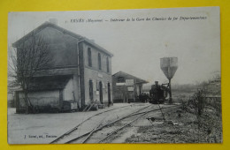 CPA ERNEE----INTERIEUR DE LA GARE DES CHEMINS DE FER DEPARTEMENTAUX. - Ernee