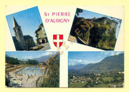 73. ST-PIERRE D ALBIGNY - BLASON - MULTIVUES (animée) CPSM - Saint Pierre D'Albigny