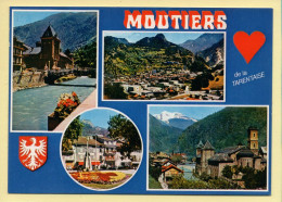 73. MOUTIERS – Multivues / Blason / Cœur De La Tarentaise (voir Scan Recto/verso) - Moutiers