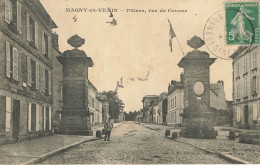 D5107 Magny En Vexin Piliers Rue De Crosne - Magny En Vexin