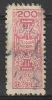 Revenue/ Fiscal, Brasil 1930 - Tesouro Nacional, Educação Saúde . 200 Rs. - Oficiales