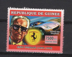 Ferrari Cars - Enzo Ferrari - Ferrari 612 Scaglietti - Guinée 2006 -  1v Timbre- MNH/Mint/Neuf - Autos