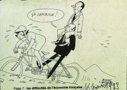 ► Coupure De Presse  Quotidien Le Figaro Jacques Faisant 1983 Tandem Mitterrand Delors Marianne  économie - 1950 - Nu