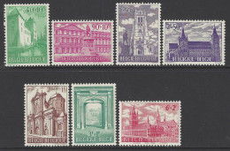 Belgique - 1962 - COB 1205 à 1211 ** (MNH) - Neufs
