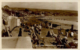 DORSET - SWANAGE - THE SANDS LOOKING NORTH RP  Do1133 - Swanage
