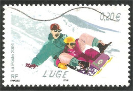 331eu-196 France Luge Sled - Invierno