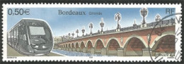 331eu-157 France Bordeaux Train Railway Pont Bridge Brucke - Trains