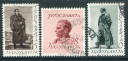 YUGOSLAVIA 1952 60th Birthday Of Tito, Used.  Michel 693-95 - Gebruikt