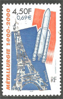 331ng-12 France Métallurgie Métal Fer Iron Tour Eiffel Tower Rocket Fusée - Mineralen