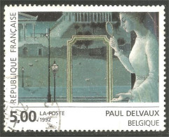 331nf-60 France Tableau Paul Delvaux Painting - Used Stamps