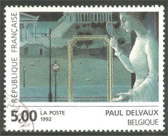 331nf-61 France Tableau Paul Delvaux Painting - Used Stamps