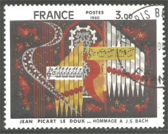 331nf-51 France Tableau Hommage J.S. Bach Painting Compositeur Composer Musique Music - Muziek